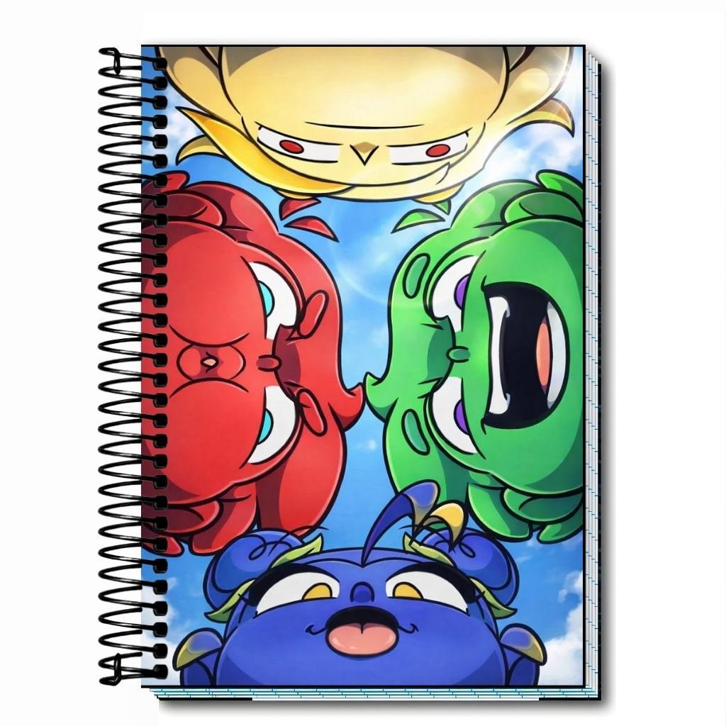 Caderno escolar Mundo Torajo Educativo Infantil Colorido Capa Dura 1, 10, e 20 Materias Universitario Espiral Premium