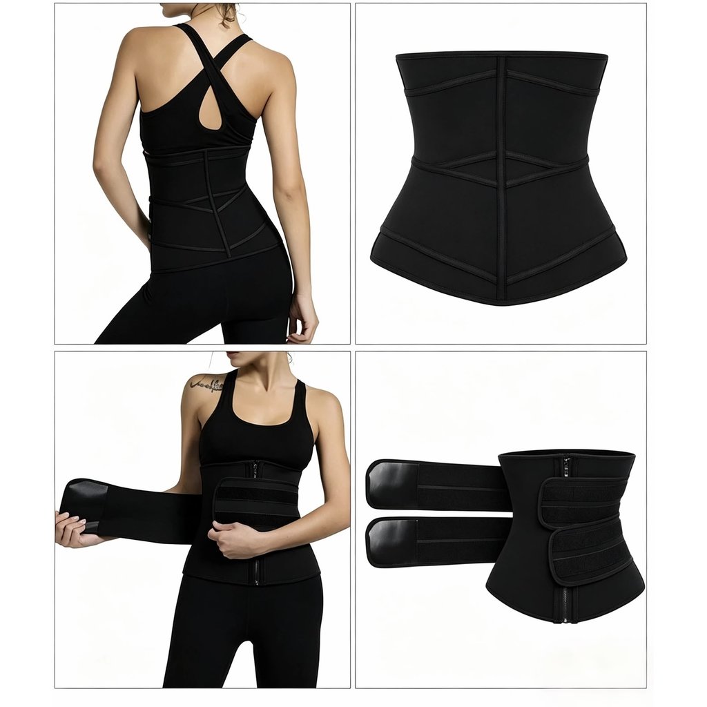 Cinta Modeladora Masculina Feminina Redutora Barriga/Abdominal Faixa Queima Gordura emagrecer Cinta Corretora de Postura