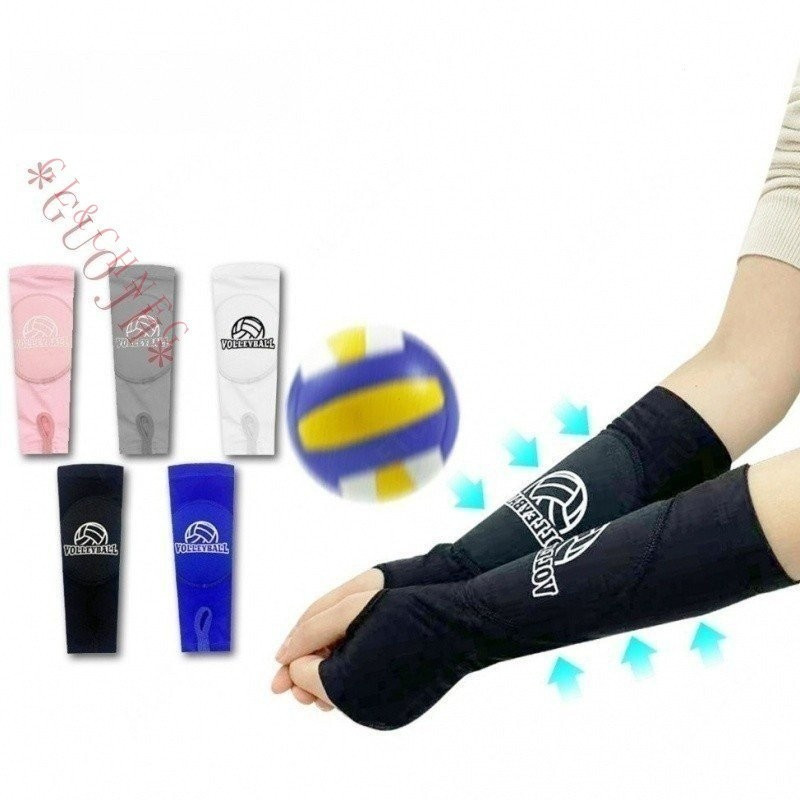 GLCHENG Manguito Curto Voleibol para Compressão e Proteção dos Braços no Vôlei - Par - Ótimo Ajuste – Alivia impacto