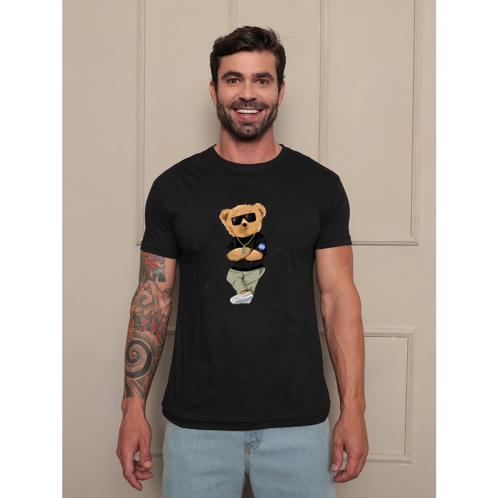 Camiseta Unissex 100% Algodão Masculina Algodão 30.1 Estampada Masculina basica