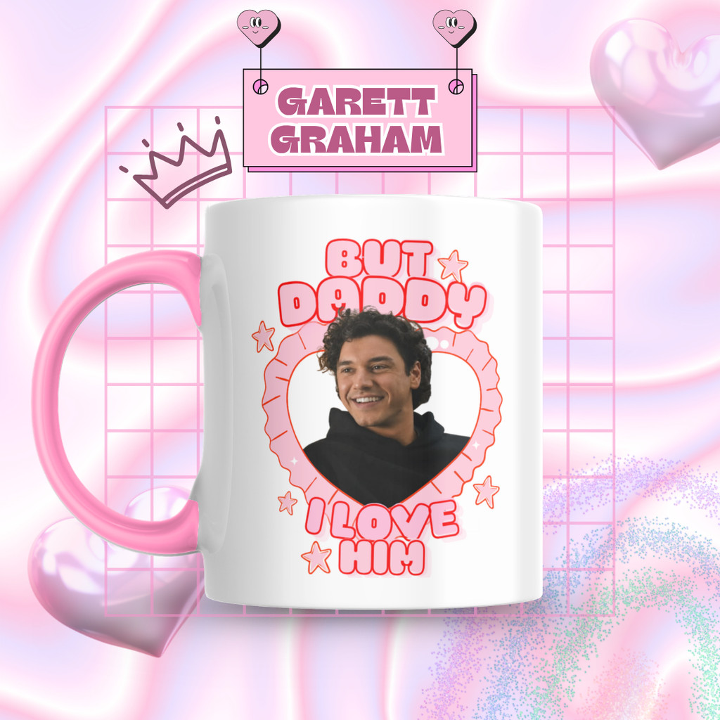 Caneca Xicara Porcelana 325ml Garett Graham Off Campus Personalizada Presente Decoração Casa