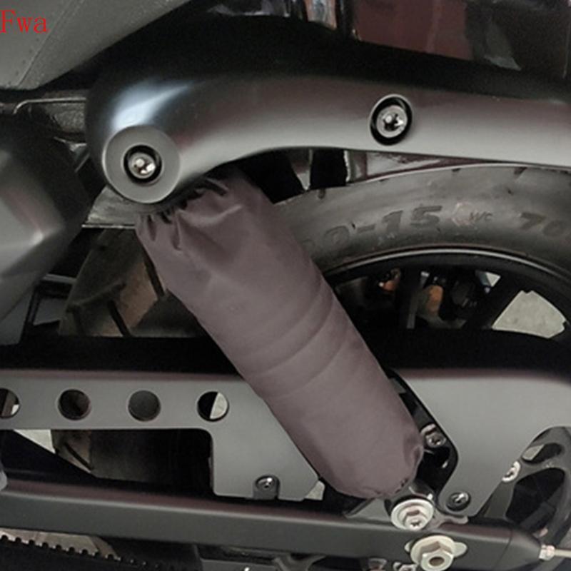 Fwa Motocicleta Amortecedor Capa À Prova Poeira Ddustágua Náilon Choque Absorver Para Motocicletas