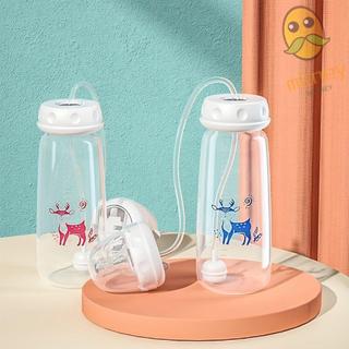 Mamadeira Mãos-Livres MILLNEY , Conjunto De Pescoço Normal De 5 Onças/150 Ml , Garrafa De Armazenamento De Leite Com Bol