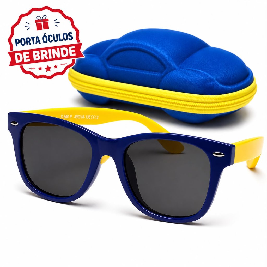 Óculos de Sol Premium Infantil Kids Proteção UV400 Menino Menina