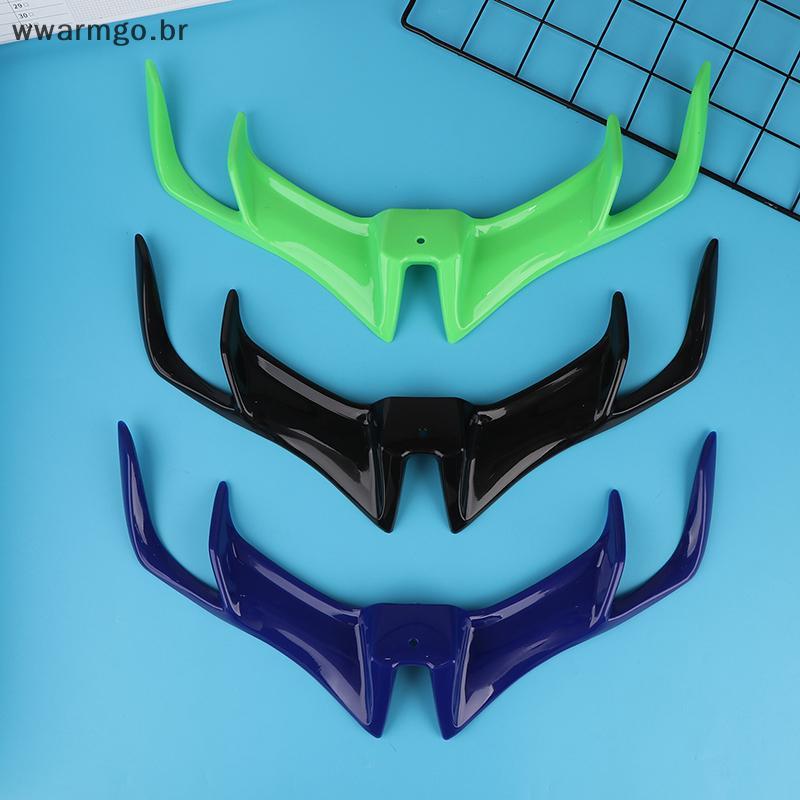WWARM Motocicleta Frente Carenagem Winglet Asa Guarda Capa Bico Spoiler Acessório Universal