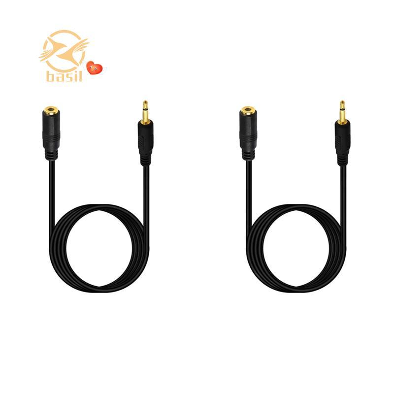 [Desconto B] Cabo De Extensão Mono De 3.5 Mm 3.5 1/8 " Monaural Mini Audio Plug Jack Conector De Áudio Fio De Entrada