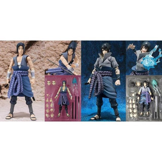 Figura Articulada do Sasuke Uchiha de Naruto Shippuden + Acessórios, Figura de Ação de 14 cm EWRW