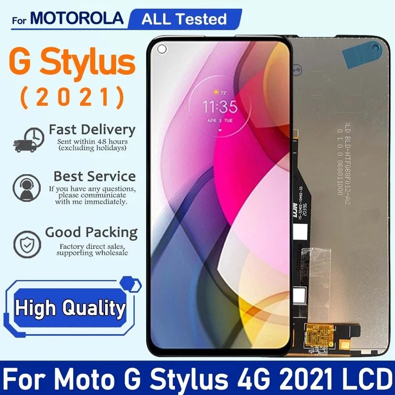 6.8 " Original Para Motorola Moto G Stylus 2021 LCD XT2115 XT2115-1 Display Tela