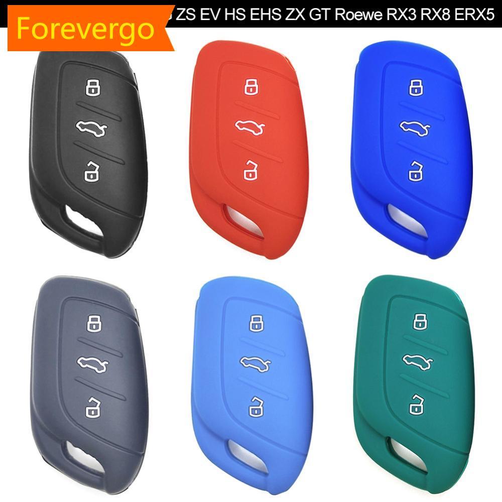 forevergo Silicone 3 Botões De Controle Remoto Chave Caso Capa Titular Do Carro Acessórios Automóveis Para MG4 MG5 MG6 M