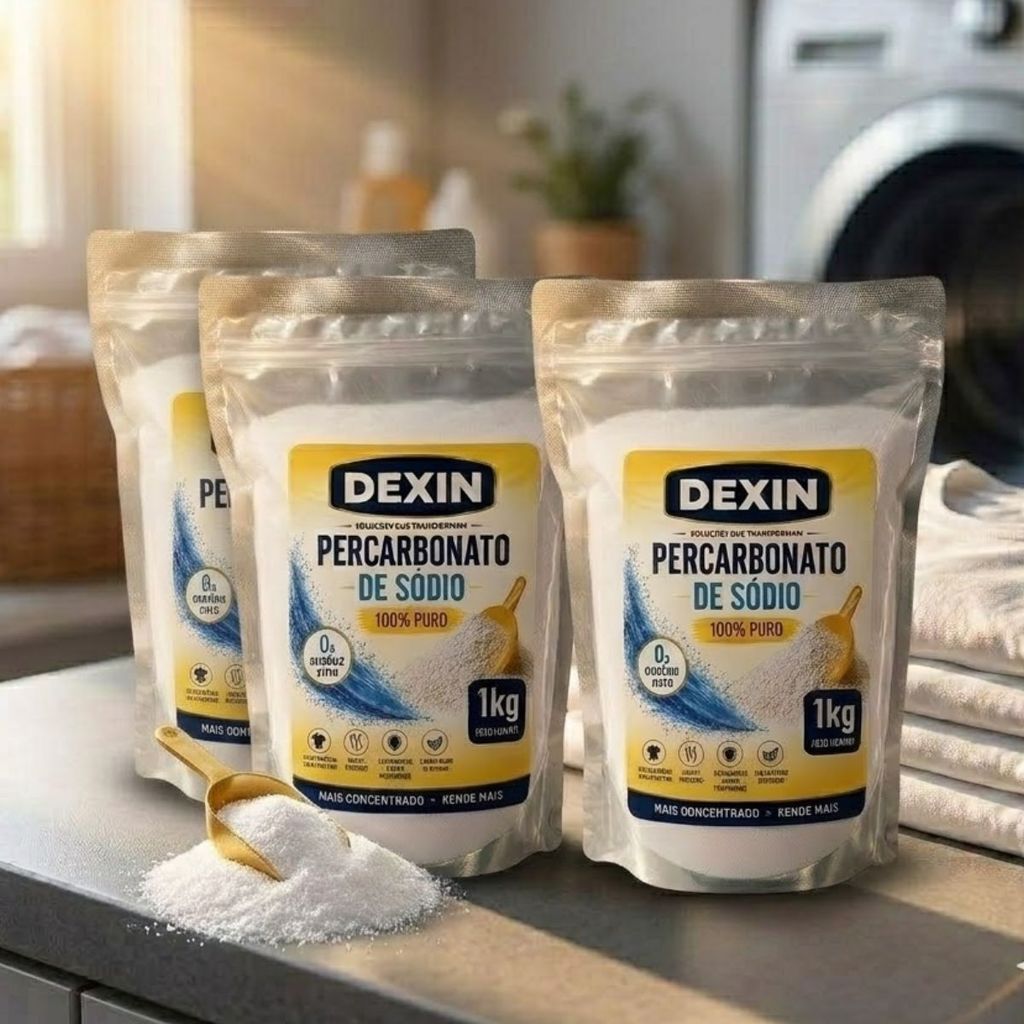 3 Kilos de Percarbonato de Sódio 100% Puro Dexin Tira Mancha