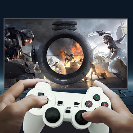 Videogame Stick Controles Sem Fio Console Portatil Jogos Retro Antigo