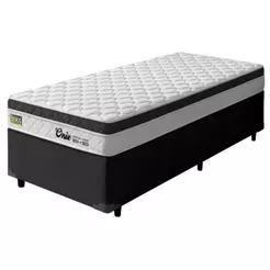 Cama Box Solteiro Espuma Ortopédica Onix D33 88x188x58cm Hellen - Suporta até 120 kg