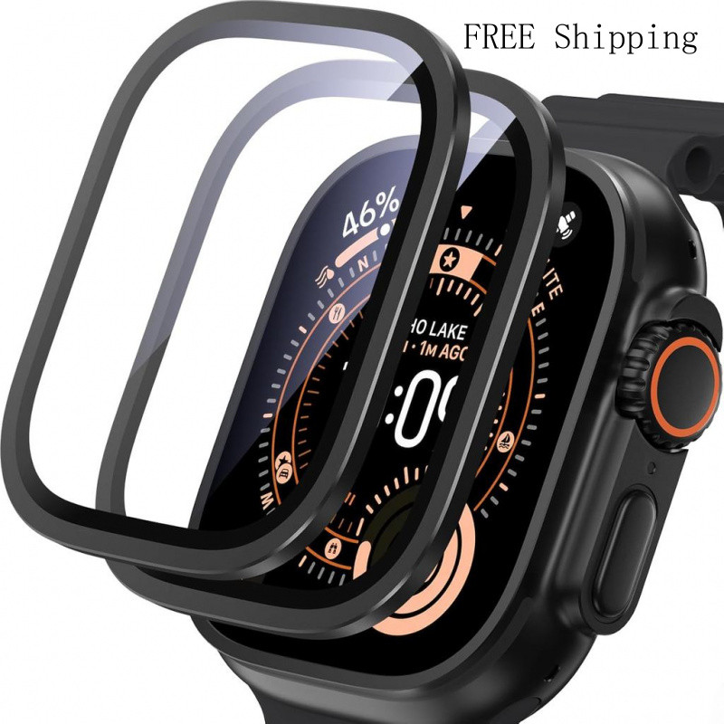 UniqueMe para Apple Watch Ultra 3/Ultra 2/Ultra 49mm Protetor de Tela Preto |