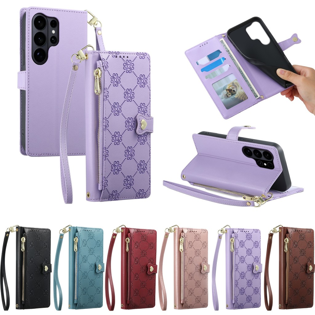 Flip Leather Case For Samsung Galaxy S26 FE S26 Ultra S26/S26 PRO S25 FE S25/S24 Wallet Soft PU Leather Card Slot Skin