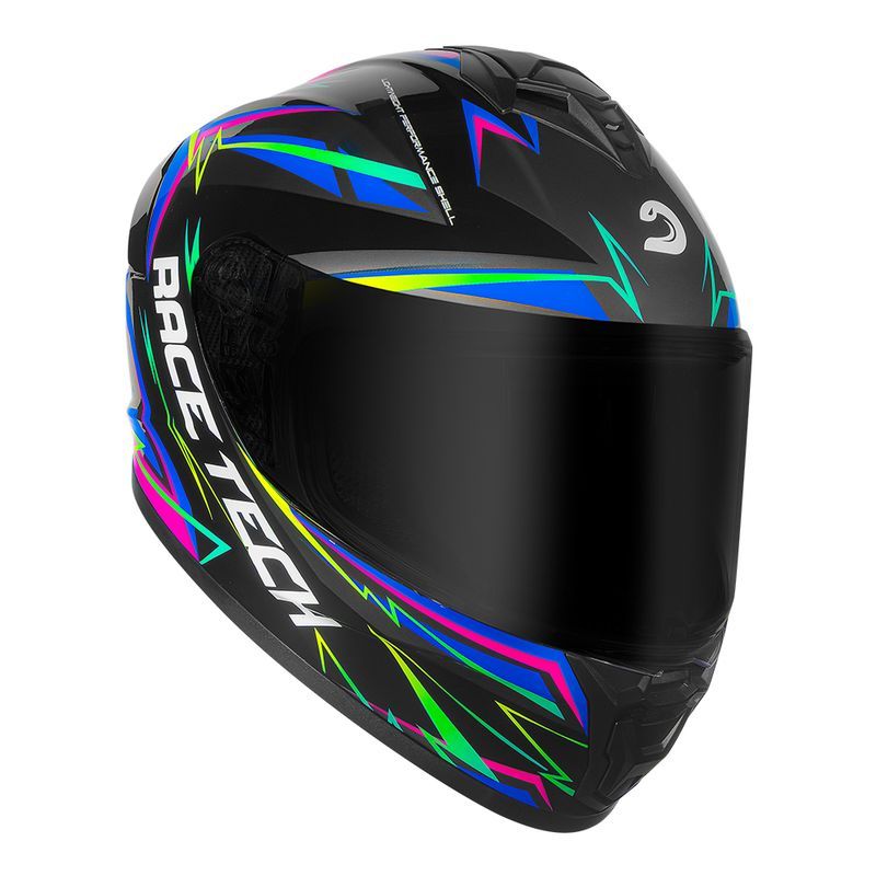 Capacete Race Tech Hit Spark Preto/Cinza