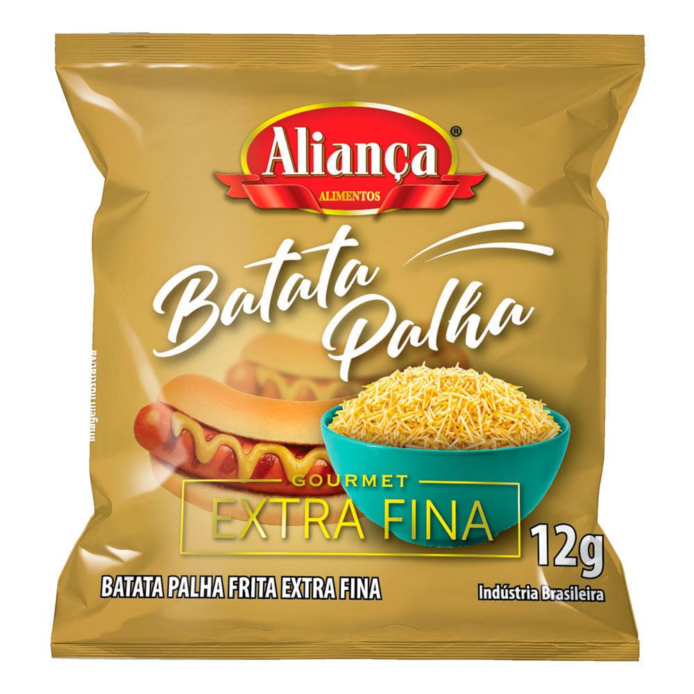 Imagem Batata Palha Aliança Extra Fina 12g