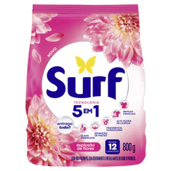SURF Lava Roupas Sanitizante Em Pó 5 Em 1 Rosas E Flor De Lis 800g