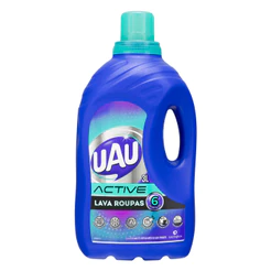 UAU Lava roupas líquido roupas brancas e coloridas Active 3L
