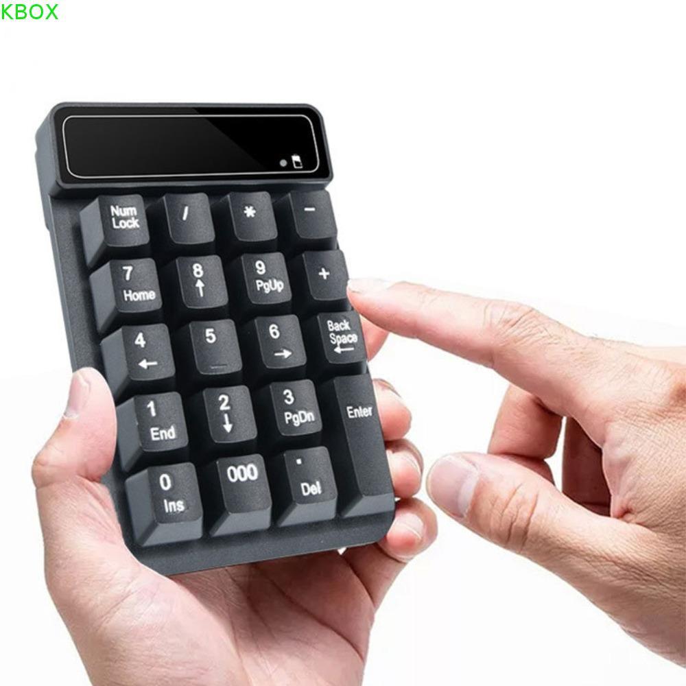 Teclado Pequeno Bluetooth Para Computador KBOX , Numérico Sem Fio 2.4G Com Sensação Mecânica De 19 Teclas
