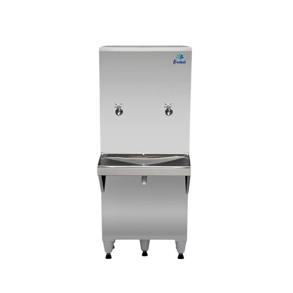 Bebedouro de Coluna Industrial Frisbel RAO5 Compressor Gelada Inox 50L 110V