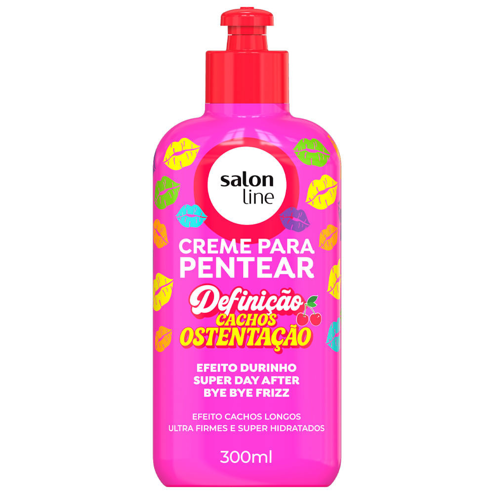Creme Para Pentear Salon Line Definição Cachos Ostentação 300ml