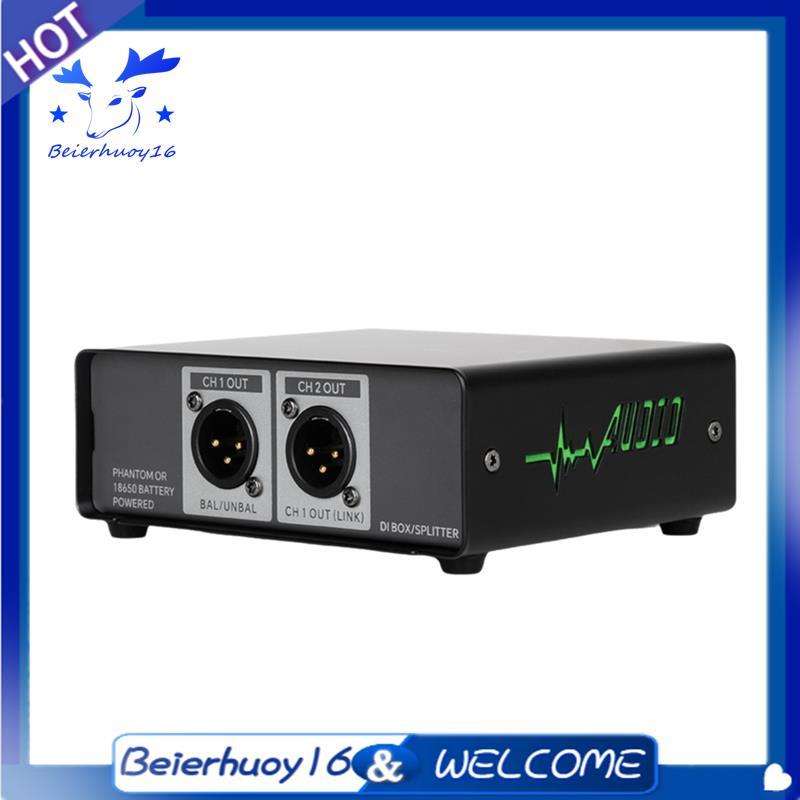 Distribuidor Multifuncional Di Box Ativo Canal Duplo Para Efetor De Sinal Balanceado Guitarra De Palco Linha DJ