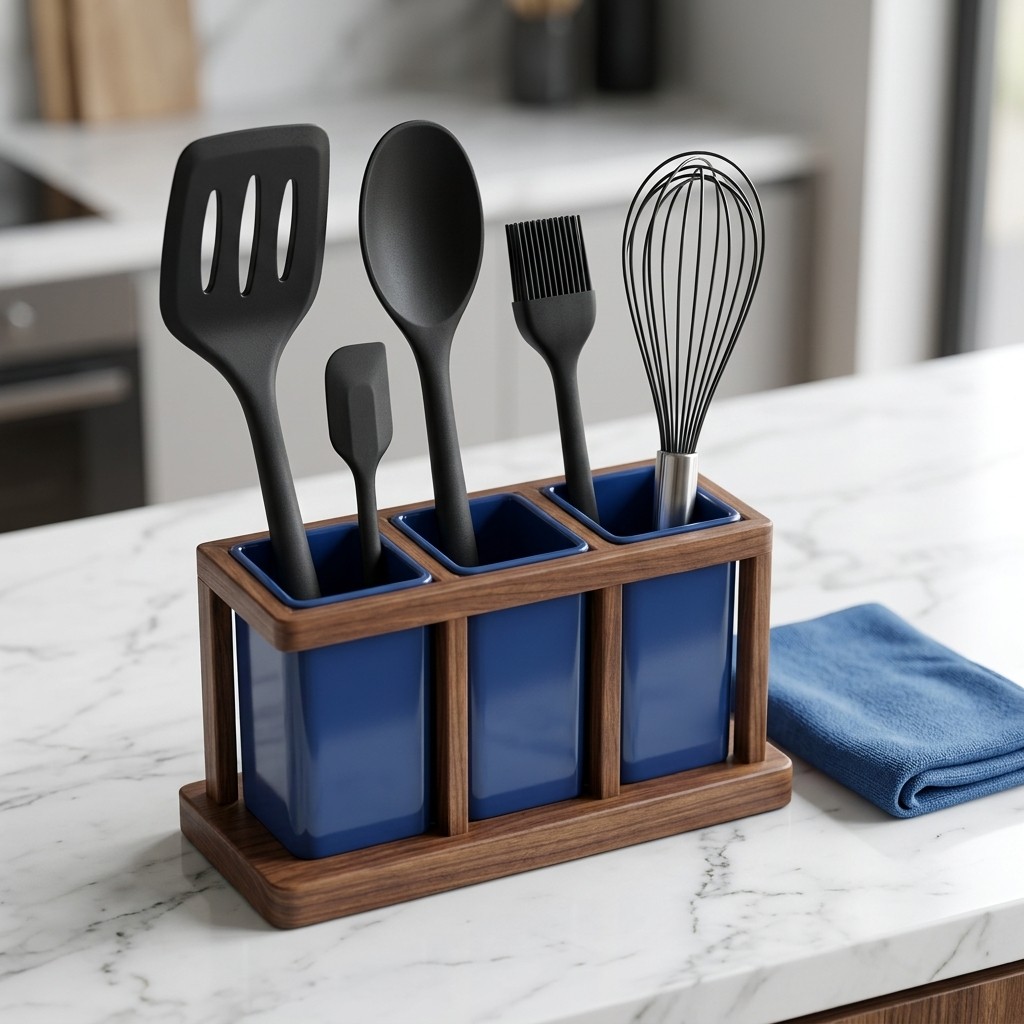 Conjunto 5 Peças Utensílios De Cozinha Em Silicone Espátula Pincel Batedor Fouet Não Arranha Panela Antiaderente