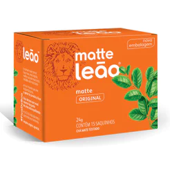Chá Matte Original envelopado com 15 unidades Leão