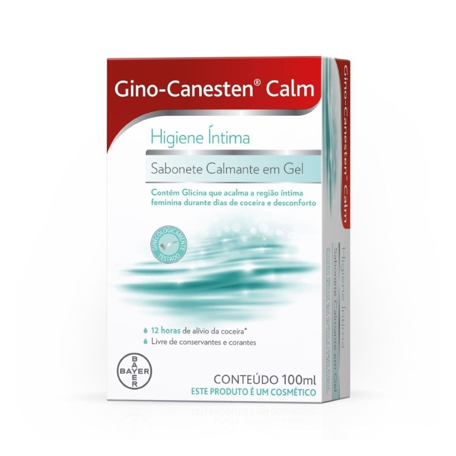 Sabonete Íntimo Gel Gino-Canesten Calm 100ml