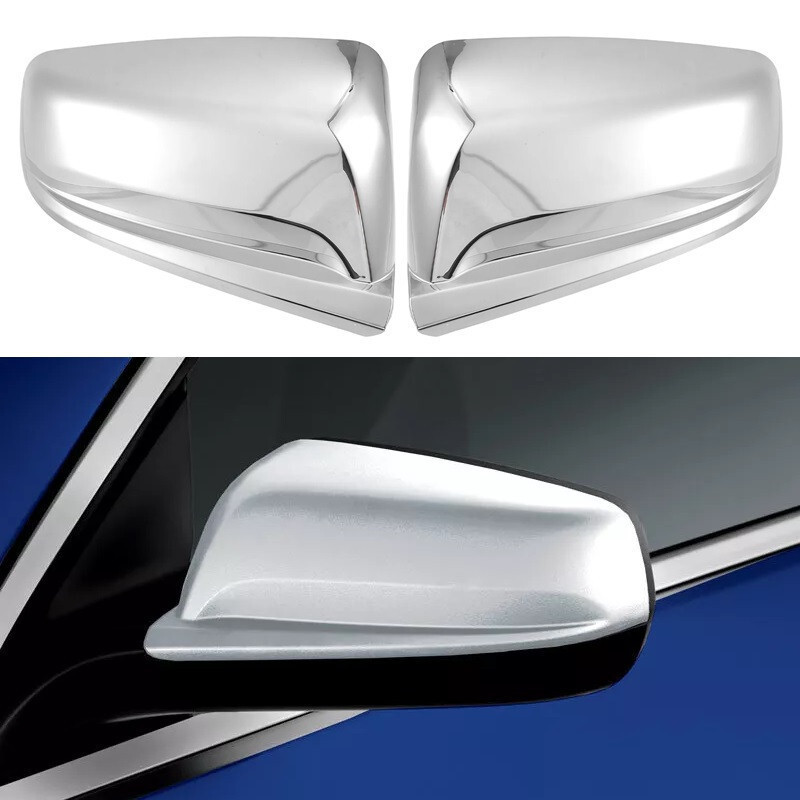 Para 2013-2015 Chevy Malibu CHROME Top Half Mirror Covers Overlay