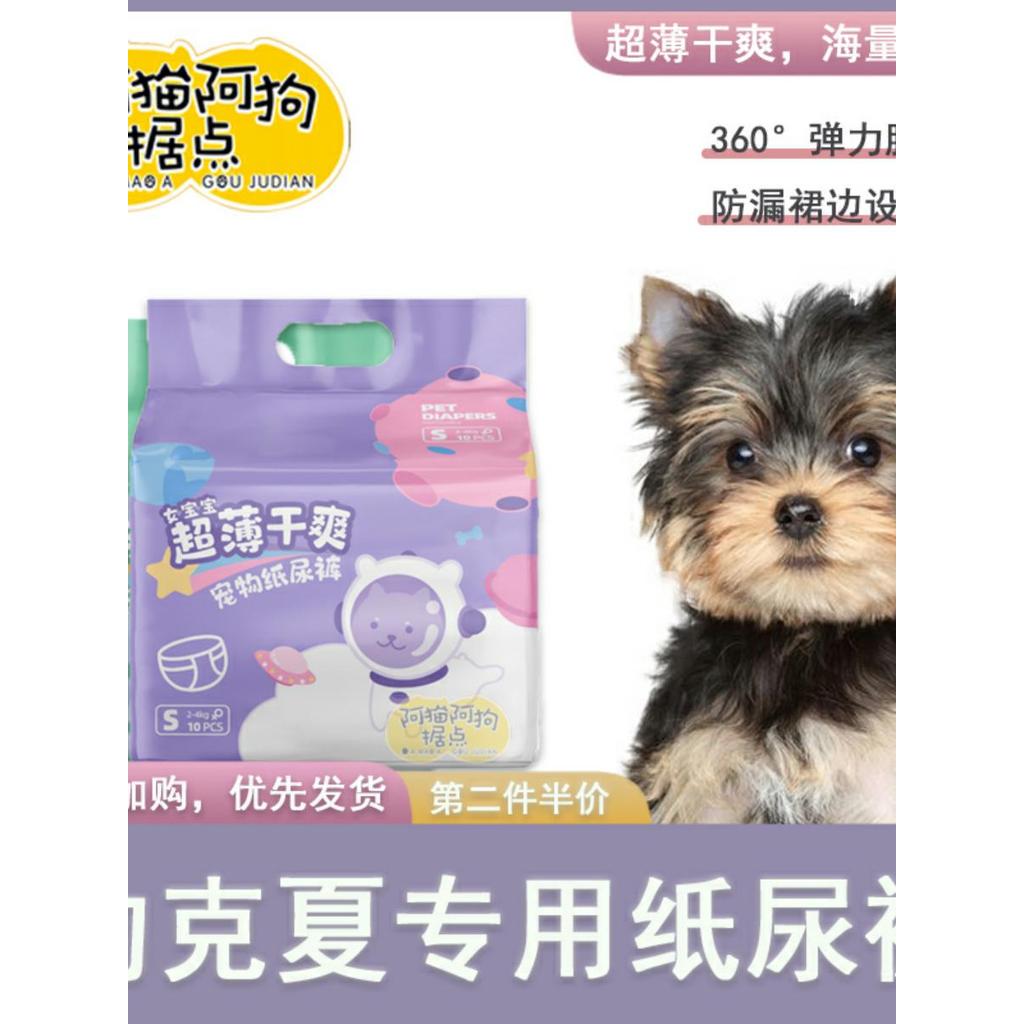 Yorkshire cães dedicados fraldas para animais de estimação yorkshire cães tia toalhas cães masculinos fraldas