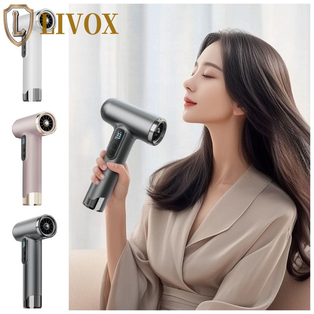 Secador De Cabelo Sem Fio LIVOX , Portátil De Alta Velocidade Com Vento Quente E Frio , Proteção Contra Superaquecimento