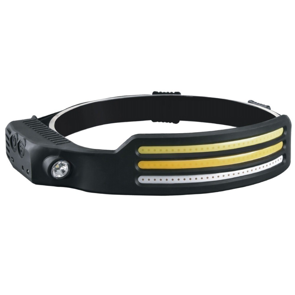 Lanterna de cabeça recarregável 3 LEDs COB 500 lúmens BOM-4008 Bomvink