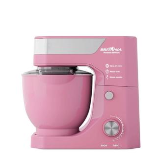 Batedeira Planetária Britânia BBPE02A 5L 900W 12 Velocidades Rosa 220V