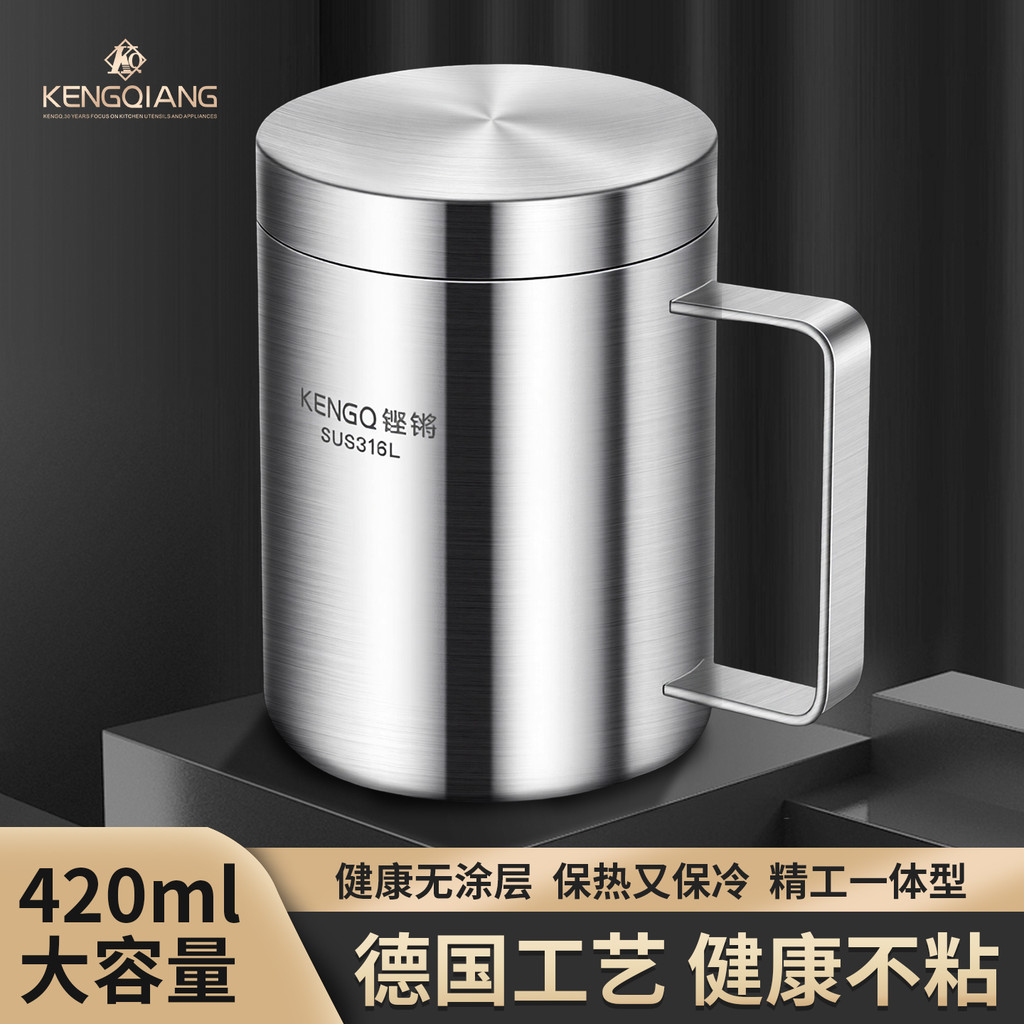 Clang 316L copo de água infantil de aço inoxidável com tampa caneca especial de jardim de infância Anti-escaldante de qu
