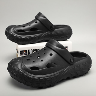 2025 buracos sapatos masculinos verão exterior usar desodorante antiderrapante Baotou chinelos de dupla utilização merda
