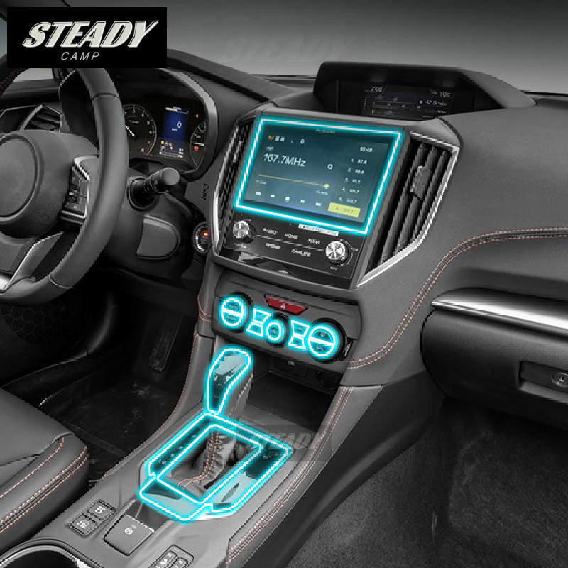 Para SUBARU XV 2018-2023 Console Central Interior Do Carro Transparente PPF-TPU Película Protetora Anti-Risco Acessórios