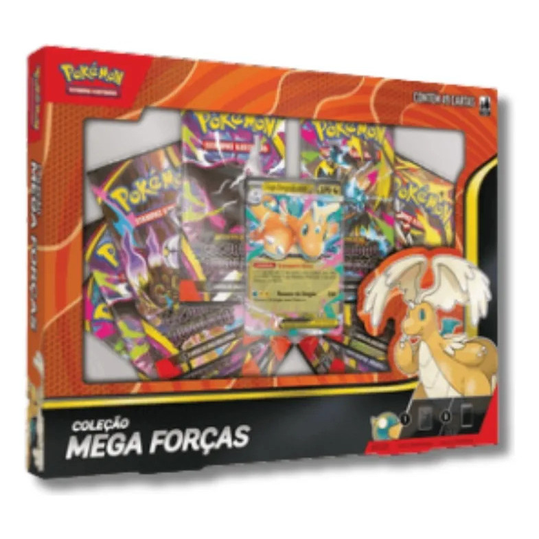Pokemon Box Coleção Mega Forças Dragonite Original Novo