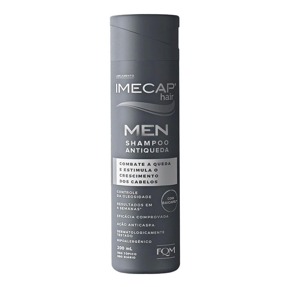 Kit 2 Shampoo Antiqueda Imecap Hair Men 200ml