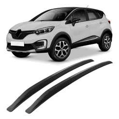 Longarina de Teto Decorativo Renault Captur TG Poli 1,60 metros - Preto