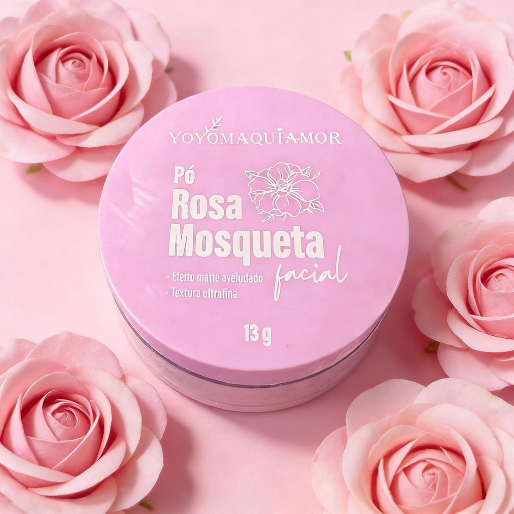YOYOMAQUIAMOR PÓ FACIAL ROSA MOSQUETA