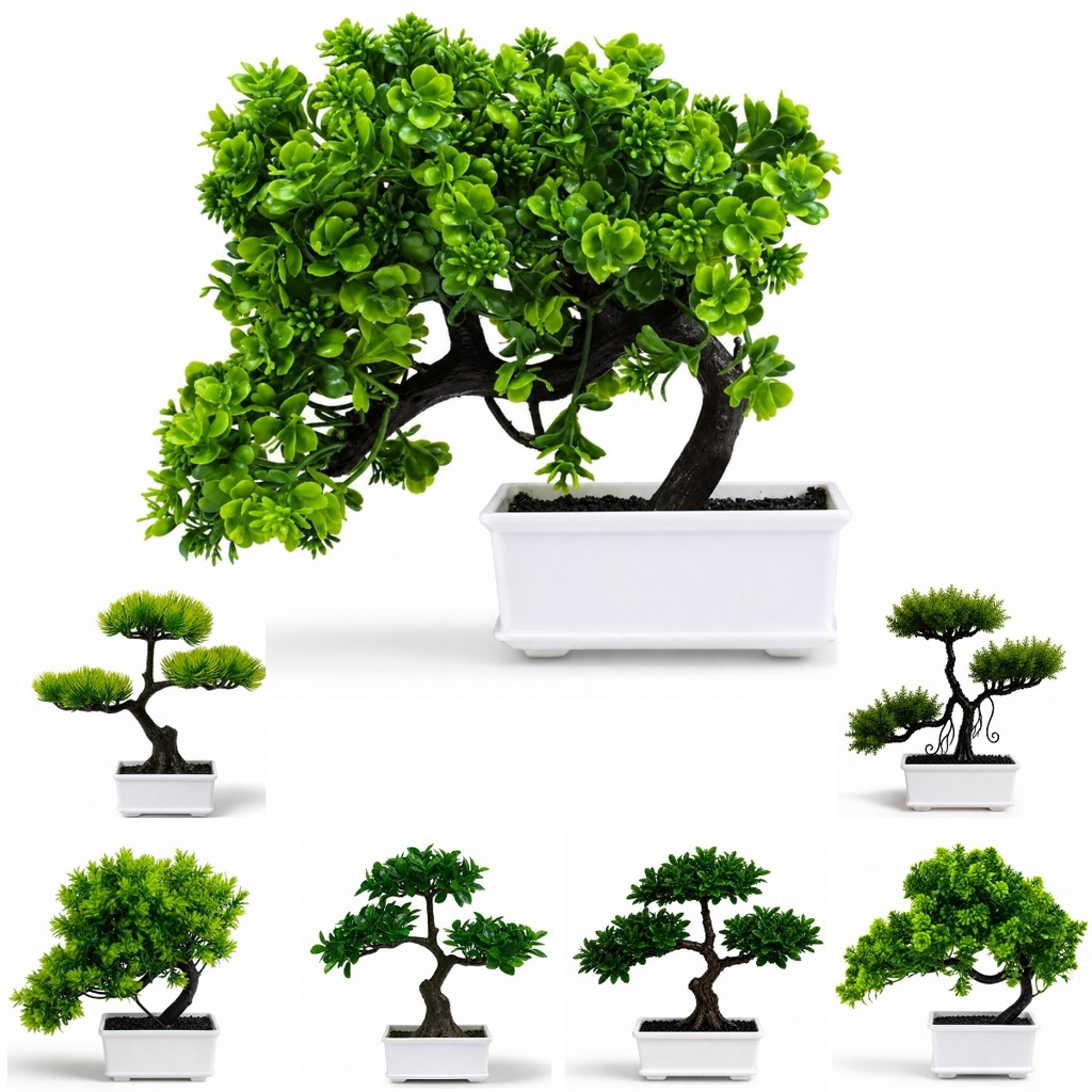 Bonsai Artificial Realista Plástico Natural Bonsai Para Decorações Premium