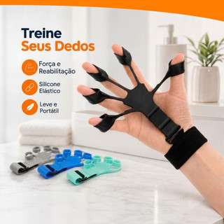 HandGrip Elástico Fortalecedor De Dedos Treinamento Das Mãos Fisioterapia Força 