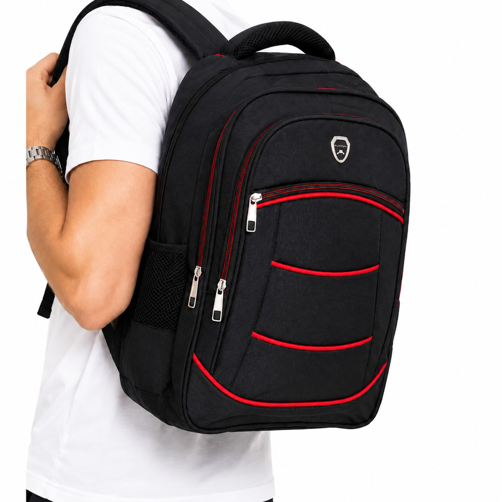 Mochila masculina escolar faculdade trabalho reforçada impermeável resistente alça forte durável espaçosa grande