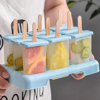 Molde de picolé caseiro, modelo de sorvete doméstico com picolé caseiro, sorvete em pó, picolé, cubo de gelo