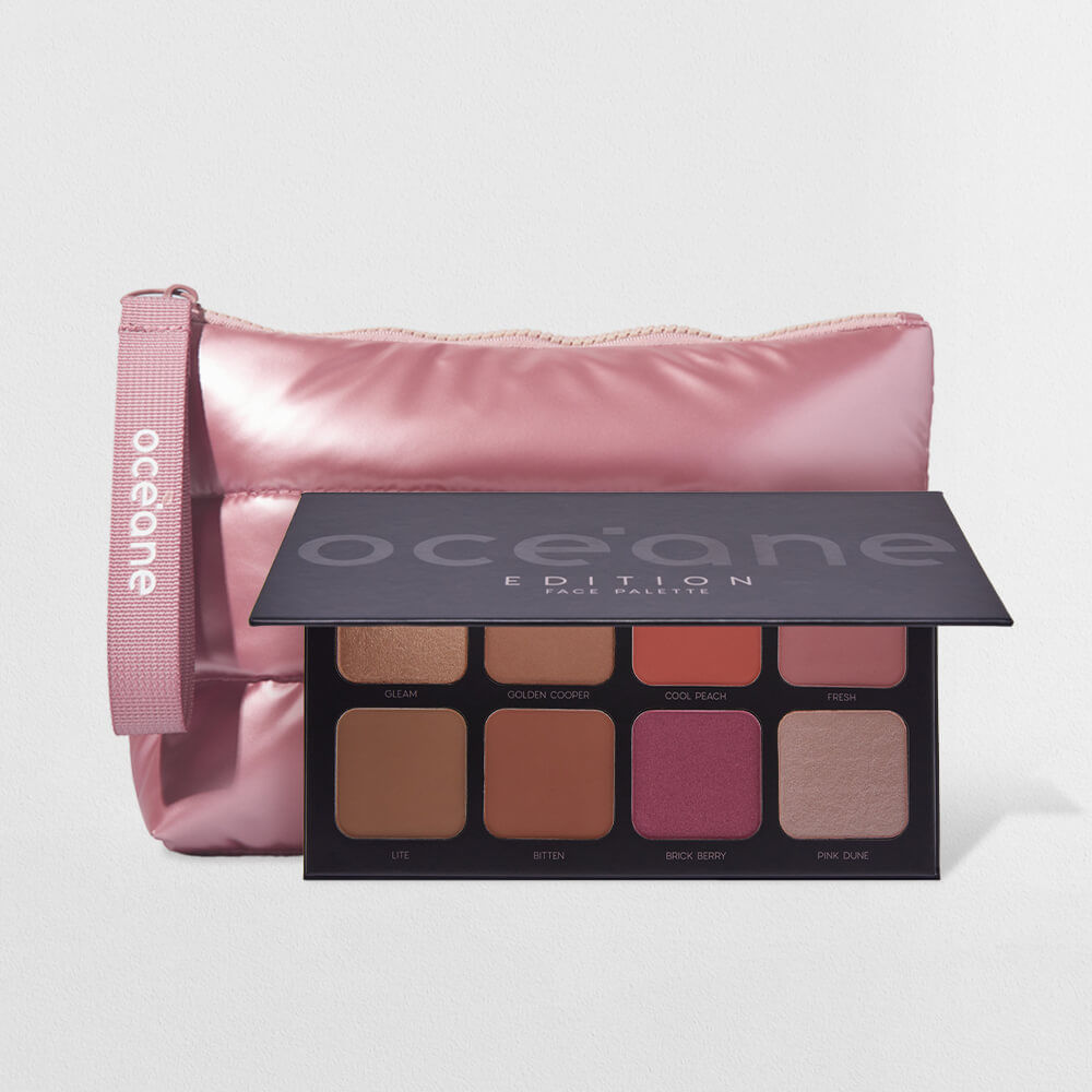 Kit Paleta Multifuncional Face Palette + Nécessaire Puffer (2 Produtos)