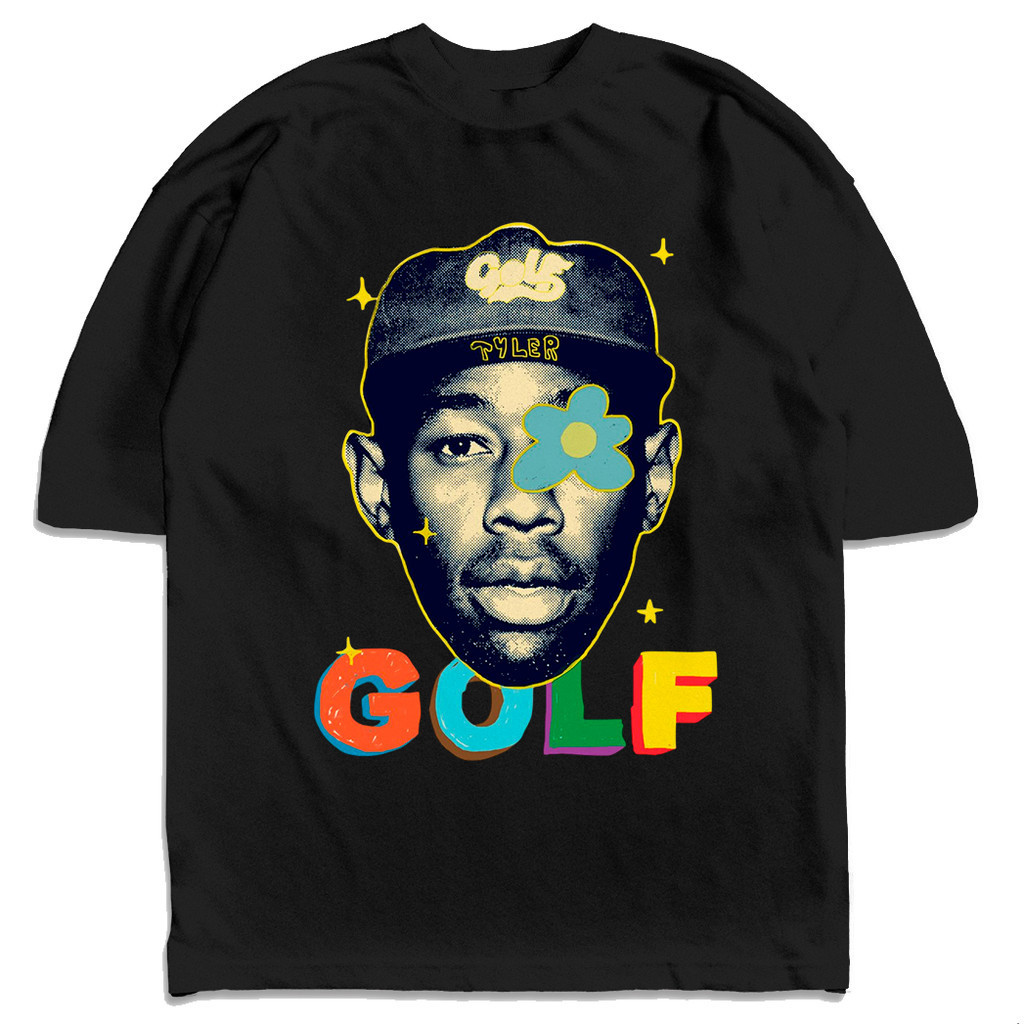 [Camiseta Premium em Algodão Puro]GXG Camiseta Oversized Tyler The Creator Golf Cantor Streetwear Harajuku Aesthetic Cam