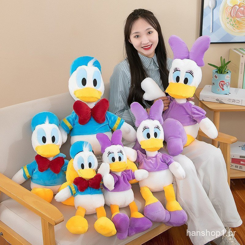 Bonitos brinquedos de pelúcia de casal de coelho de boutique, Pato Donald, Pato, Margarida 20250220   Vídeo de Música