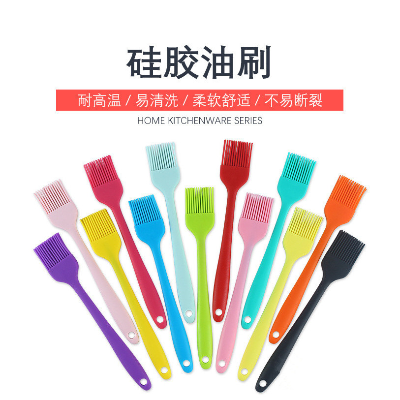 Escova de Silicone resistente a altas temperaturas, escova de óleo para churrasco, bolo, pão, panela elétrica, forno, fe