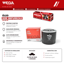 Filtro de Oleo L200 Triton Lancer Pajero – WEGA JFO0598